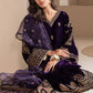 Velvet-3pc Embroidered with Organza Embroidered Dupatta-953