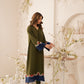 Lawn-3PC Embroidered Shirt with Plain Dyed Chiffon Dupatta-5083