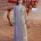 3PC-Printed Lawn Shirt With Voile Printed Dupatta-1544