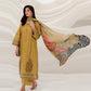 BATIK Dhanak 3PC Embroidered With Digital Printed Wool Shawl-638