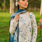 3PC-Printed Lawn Shirt With Voile Printed Dupatta-1546