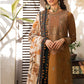 Dhanak-3PC Embroidered Shirt with Digital Printed Wool Shawl - 3572