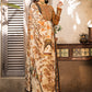 Dhanak-3PC Embroidered Shirt with Digital Printed Wool Shawl - 3572