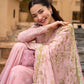 Lawn-3PC Chikankari Embroidered Shirt With Chiffon Printed Dupatta-5260