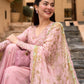 Lawn-3PC Chikankari Embroidered Shirt With Chiffon Printed Dupatta-5260