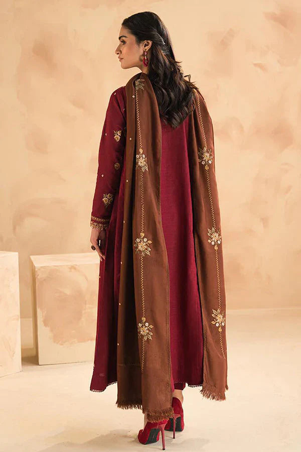 Lawn 3PC Embroidered With Lawn Embroidered Dupatta-5179