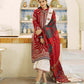 ZARA SHAHJAHAN 3PC Dhanak Embroidered Shirt With Printed Dupatta-659