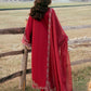 Lawn-3PC Chikankari Embroidered Shirt With Khadi Net Embroidered Dupatta-5268
