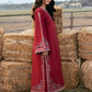 Lawn-3PC Chikankari Embroidered Shirt With Khadi Net Embroidered Dupatta-5268