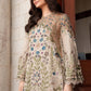 Dhanak-3PC Embroidered Shirt with Digital Printed Wool Shawl - 3391