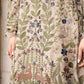 Dhanak-3PC Embroidered Shirt with Digital Printed Wool Shawl - 3391