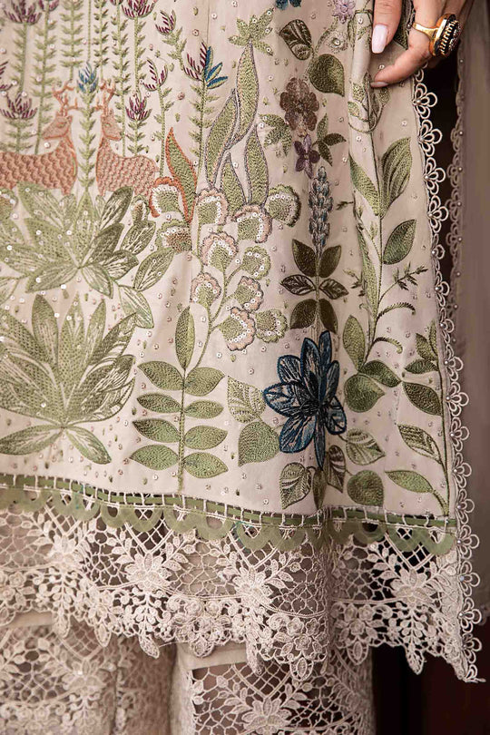 Lawn -3PC Embroidered Shirt with Digital Printed Jacquard Dupatta- 5160