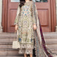 Dhanak-3PC Embroidered Shirt with Digital Printed Wool Shawl - 3391