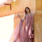 Dhanak-3PC Embroidered Shirt with Digital Printed Silk Dupatta-3282