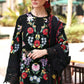 Lawn-3PC Chikankari Embroidered With Digital Printed Jacquard Dupatta-5303