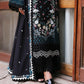 Dhanak-3PC Embroidered Shirt with Dhanak Embroidered Dupatta -3345