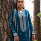 Dhanak 3PC Embroidered Shirt with Dhanak Embroidered Dupatta-3374