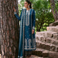 Dhanak 3PC Embroidered Shirt with Dhanak Embroidered Dupatta-3374