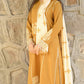 Dhanak-3PC Embroidered Shirt with Dhanak Embroidered Dupatta -3423