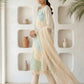 Lawn-3PC Chikankari Embroidered Shirt With Silk Printed Dupatta-5272