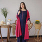 Aisling Dhanak 3PC Embroidered With Dhanak Embroidered Shawl-158