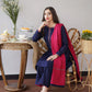 Aisling Dhanak 3PC Embroidered With Dhanak Embroidered Shawl-158