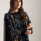 Dhanak-3PC Embroidered Shirt with Digital Printed Wool Shawl- 3365