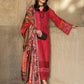Dhanak-3PC Embroidered with Digital Printed Wool Shawl-3350