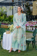 Lawn-3PC Chikankari Embroidered Shirt With Khadi Net Embroidered Dupatta-5317