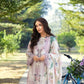 Lawn-3PC Chikankari Embroidered Shirt With Embroidered Jacquard Dupatta-5262