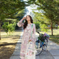 Lawn-3PC Chikankari Embroidered Shirt With Embroidered Jacquard Dupatta-5262