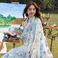 Lawn-3PC Chikankari Embroidered Shirt With Embroidered Jacquard Dupatta-5223