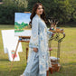 Lawn-3PC Chikankari Embroidered Shirt With Embroidered Jacquard Dupatta-5223