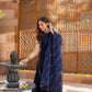 Dhanak -3PC Embroidered Shirt With Organza Embroidered Dupatta-3354