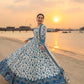 Lawn-3PC Embroidered Shirt With Khadi Net Embroidered Dupatta-5276