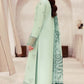 Dhanak-3PC Embroidered Shirt with Digital Printed Wool Shawl - 3279
