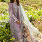 Dhanak-3PC Embroidered Shirt with Digital Printed Wool Shawl -3325