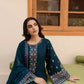 Lawn-3PC Embroidered Shirt with Chiffon Embroidered Dupatta- 5162