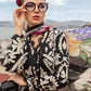 3PC KARANDI PRINTED SHIRT WITH KARANDI PRINTED DUAPTTA AND TROUSER -1708