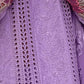 Dhanak -3PC Embroidered Shirt With Organza Embroidered Dupatta-3341