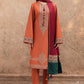 Lawn-3PC Embroidered Shirt with Digital Printed Jacquard Dupatta- 1214