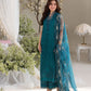 Dhanak-3PC Embroidered Shirt with Digital Printed Embroidered Dupatta-3359
