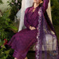 Dhanak-3PC Embroidered Shirt with Organza Digital Printed Embroidered Dupatta- 3381