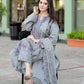 Lawn-3PC Embroidered Shirt with Chiffon Embroidered Dupatta-5155