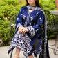 Dhanak-3PC Embroidered Shirt with Chiffon Embroidered Dupatta-3460
