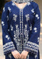 Dhanak-3PC Embroidered Shirt with Chiffon Embroidered Dupatta-3460
