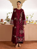 Dhanak-3PC Embroidered Shirt with Chiffon Embroidered Dupatta - 6425