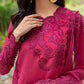 MUSHQ Dhanak 3PC Chekankari Embroidered With Organza Embroidered Dupatta-110