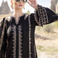 Dhanak-3PC Embroidered Shirt with Digital Printed Wool Shawl - 3426