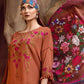 Dhanak-3PC Embroidered Shirt with Digital Printed Wool Shawl - 3462
